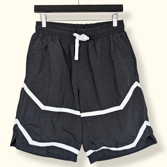 (2/$20) Nike B&W Swim Trunks - Picture 1 of 5